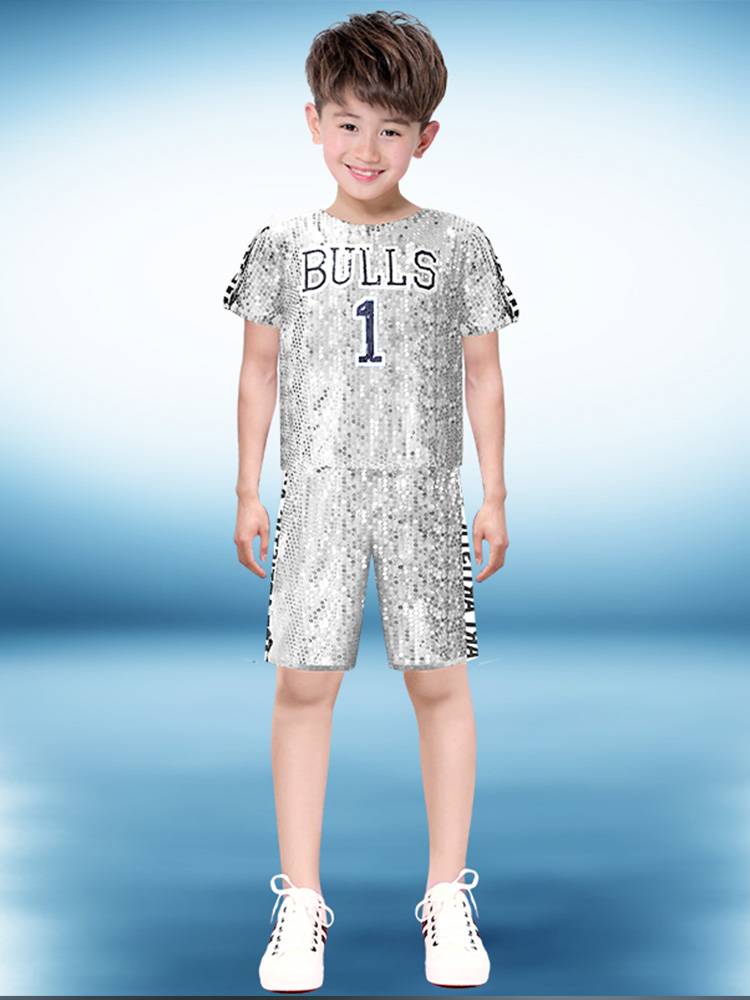 Children's Children's La La Team Service Elementary School Student Game Sequenor La La Fuck Fuck Fuck Jazz Dance Performance Tide Clothing Set