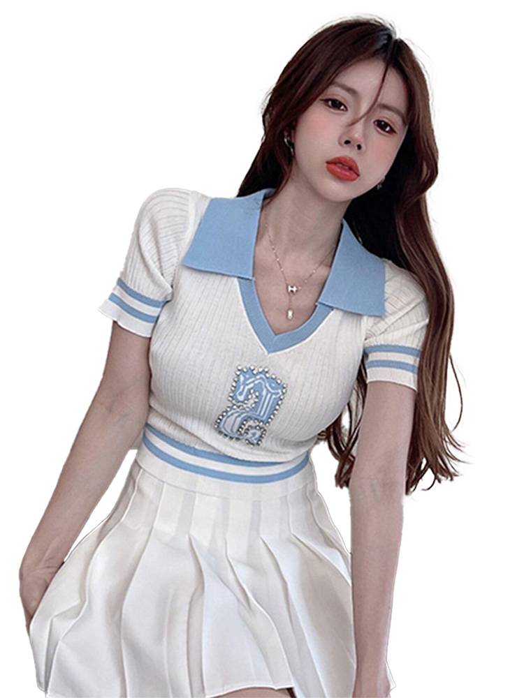 Summer Football Baby La La La team performing clothing adult women's team playing singing university student dance set