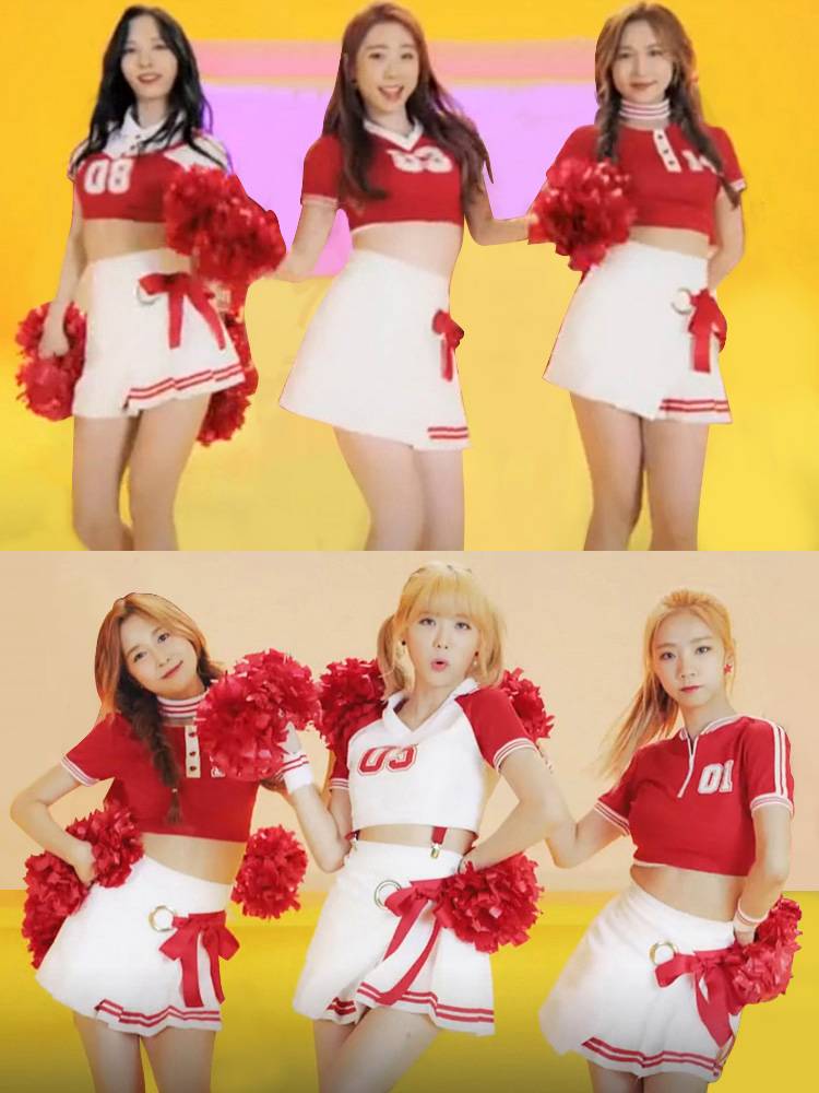 Girls' Team Adult Football Baby La La Dance Bodybuilding Set La La Kochu Performing Show Team Clothing