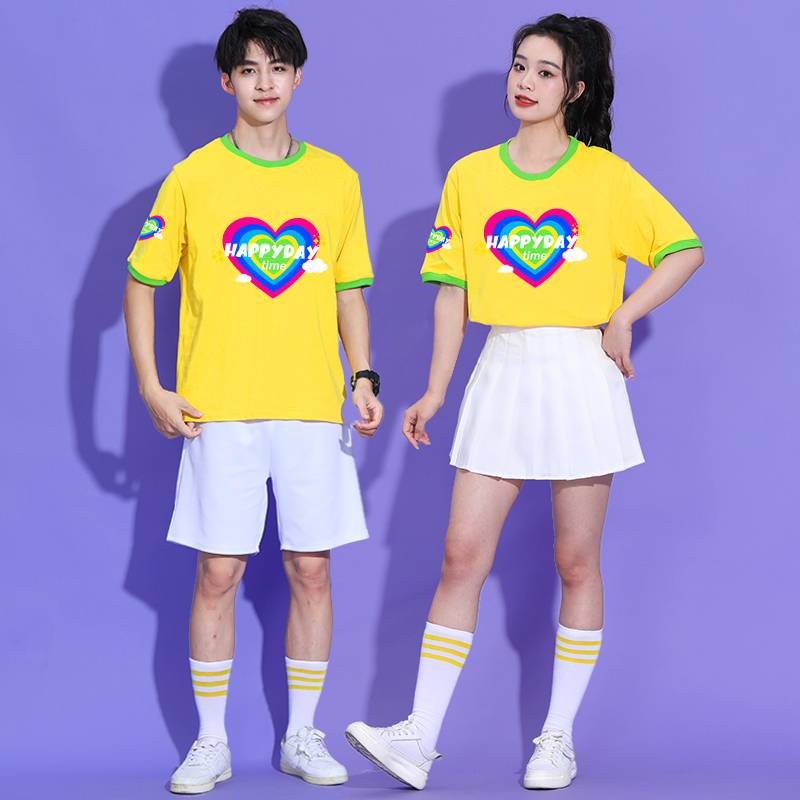 The opening of the new class dress for students, the cheerleading costume, the stage-playing costume