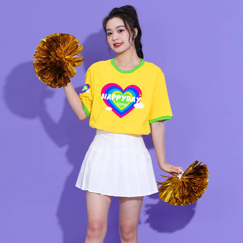 The opening of the new class dress for students, the cheerleading costume, the stage-playing costume