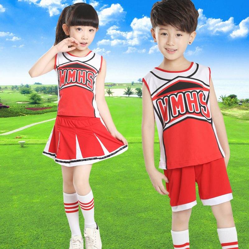 Children's Children's La Raoming Performance Skirt Primary School Student La La Team Performance Clothing Children's Bodybuilding Clothing