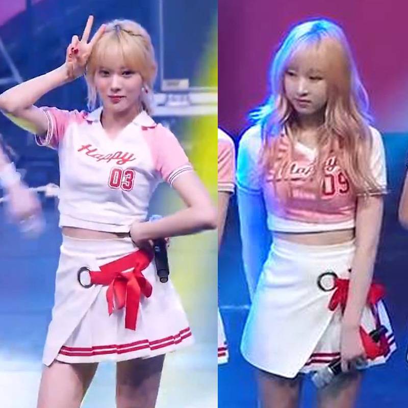La La Xing performance service student Lara team sportswear stage installation cosmic girls same company annual meeting performance service
