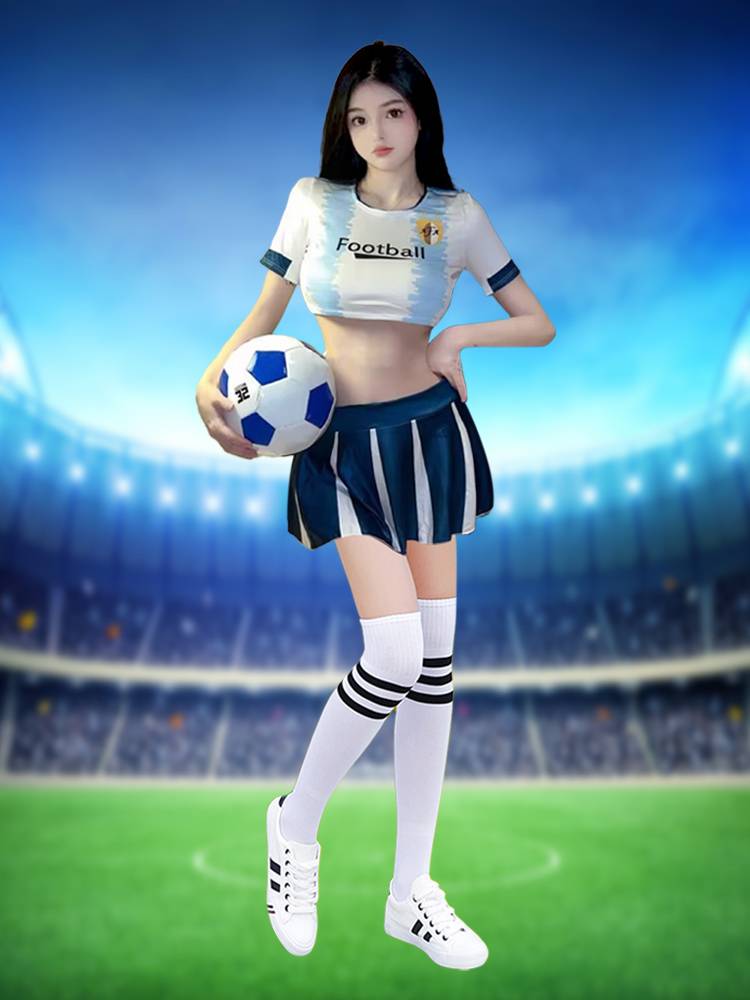 Adult cheerleading team to serve students female European Football Baby Cup La La La La Team Server World Cup Dance
