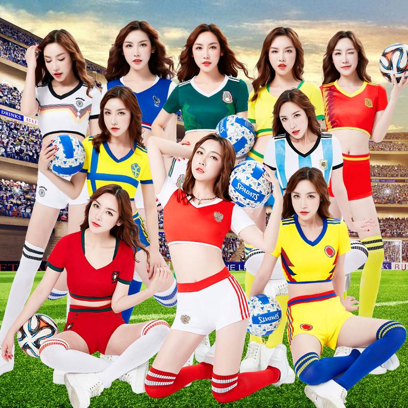 2024 new European Football Baby Cup La La Team Sexy Lala team refueling cheer dance performance service