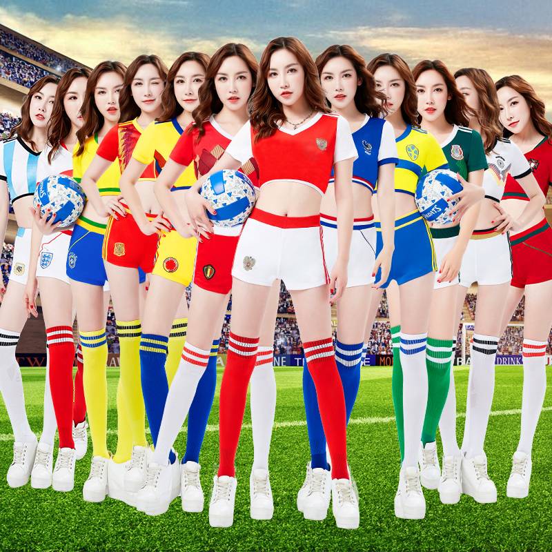 2024 new European Football Baby Cup La La Team Sexy Lala team refueling cheer dance performance service