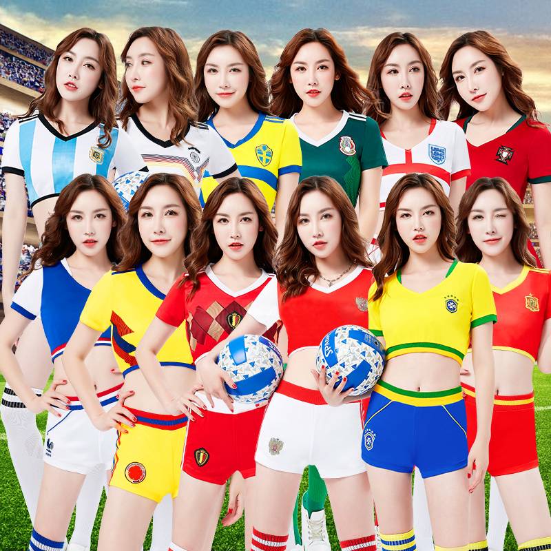 2024 new European Football Baby Cup La La Team Sexy Lala team refueling cheer dance performance service