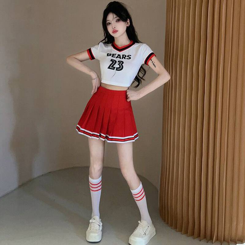La La team clothing women's team adult football baby Lala team dance bodybuilding set la la la la performance service