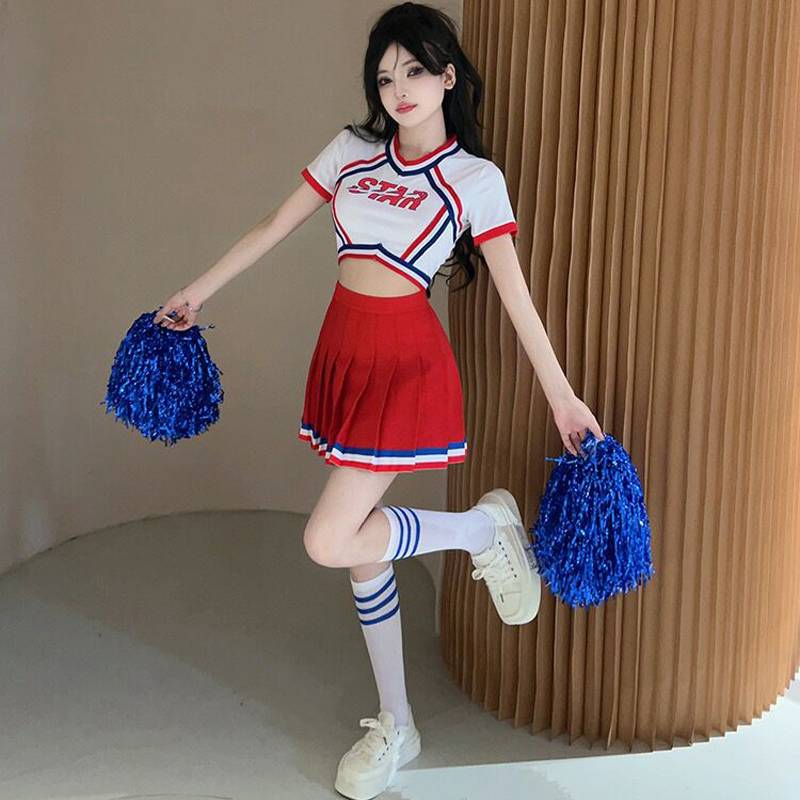 La La team clothing women's team adult football baby Lala team dance bodybuilding set la la la la performance service