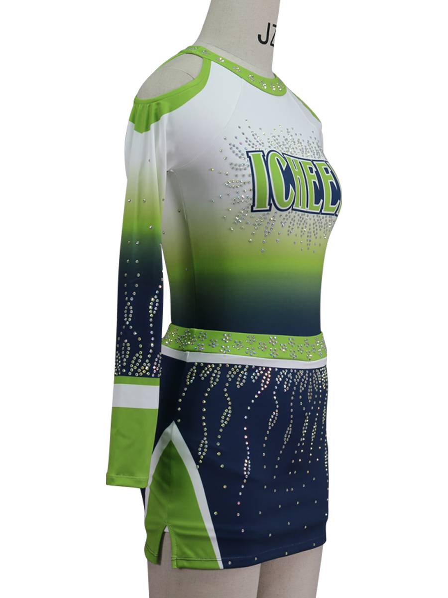 Factory new flower ball la la la la fucking clothing female custom printing technique la la la team uniform campus competition clothes