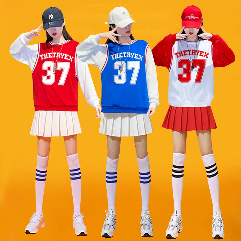 Student La team clothing women's team adult basketball baby Lala cheerleading youthful vitality dance performance service