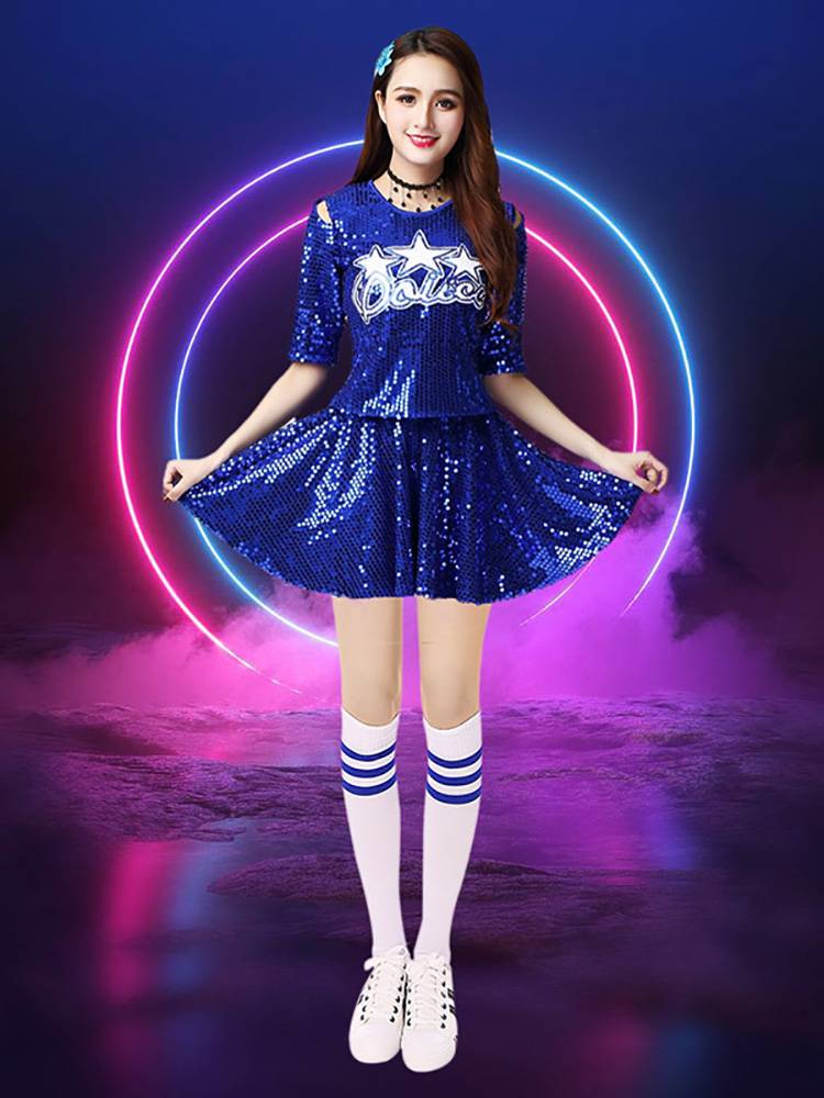 Modern Dance Street Dance Service Middle School Student Games Lara Team Service Adult Female Sevented Jazz Dance Clothing Team