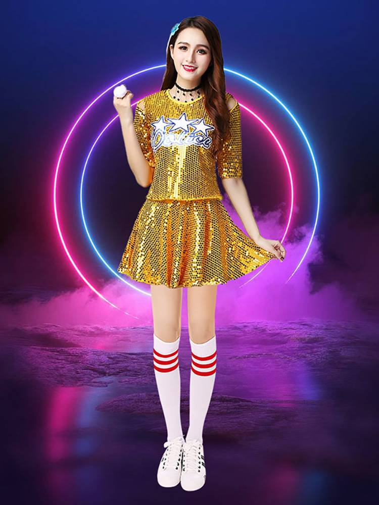 Modern Dance Street Dance Service Middle School Student Games Lara Team Service Adult Female Sevented Jazz Dance Clothing Team