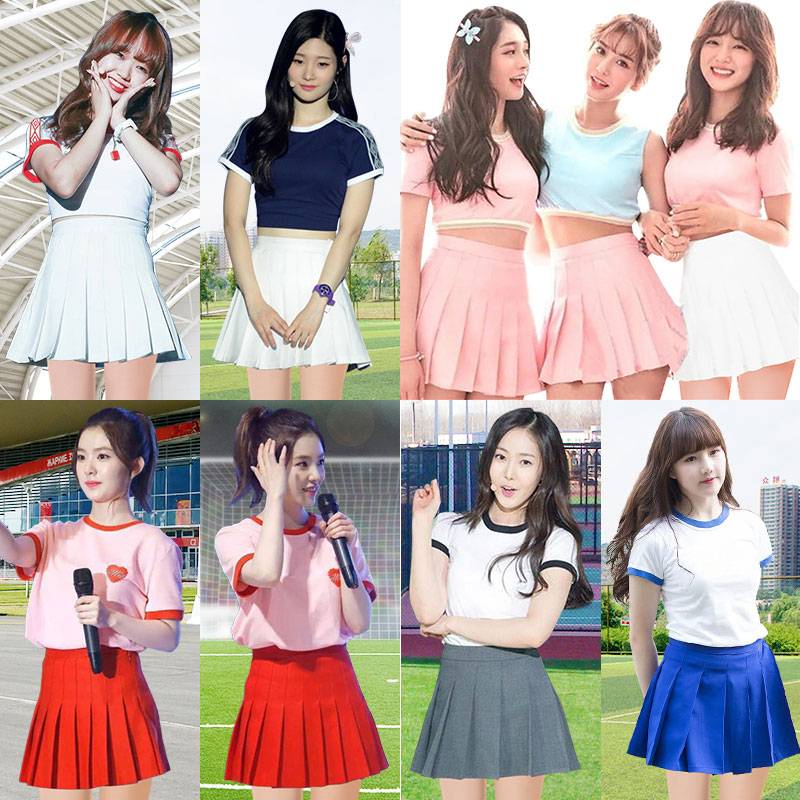 Women's team played a cheerleading cheerleader cheerleading team performance set football baby jazz dance performance clothing female