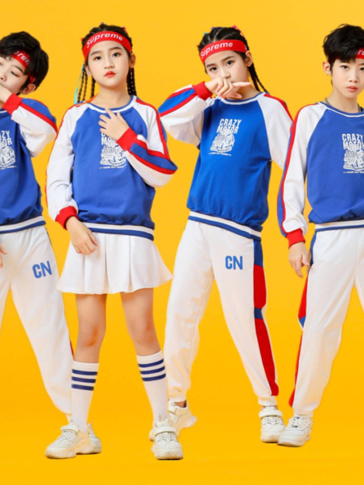 Kindergarten Liuyi Children's Day table performance service service men's hip -hop street dance sports jazz dance dance cheerleading team tide service