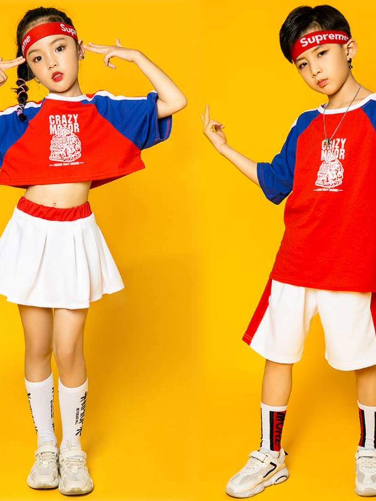Kindergarten Liuyi Children's Day table performance service service men's hip -hop street dance sports jazz dance dance cheerleading team tide service