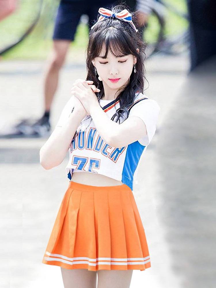 Women's group performance service Korean adult modern jazz dance football baby gala cheerleading team performance clothing