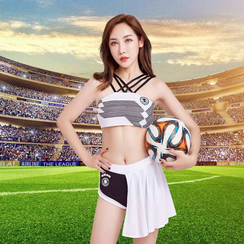 New World German Women's National Team Football Cup Baby Cloth Night Shop sexy cheerleader performance clothing