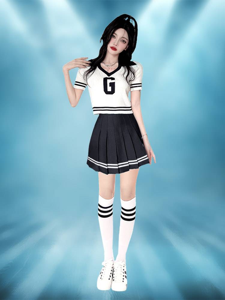 La La team clothing women's team football baby Lala cheerleading song performances, health beauty dance, adult