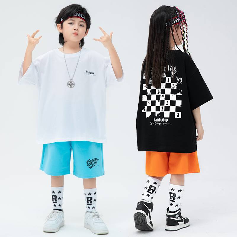 Factory selling Liuyi Street Dance Wato K acting boy hip -hop tide service young children cheerleading team performance