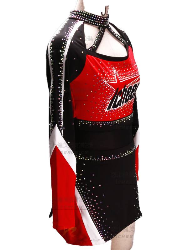 Professional customized children's cheerleading competition clothing cheerleader competition performances for flower balls