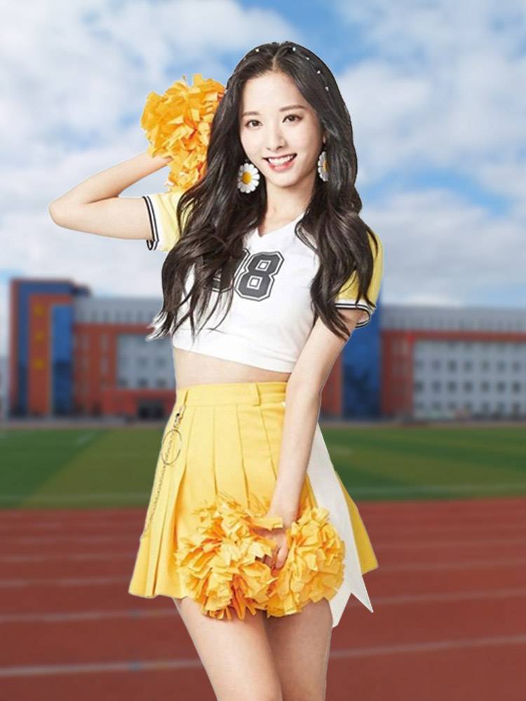 La La team clothing adult football baby Lala team cheerleading song performance service women's group dance bodybuilding suit