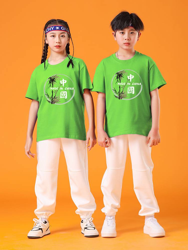 Primary school sports clothing blue ball skipping group fucking Liuyi kindergarten Lala team cheerleading children's performance clothing