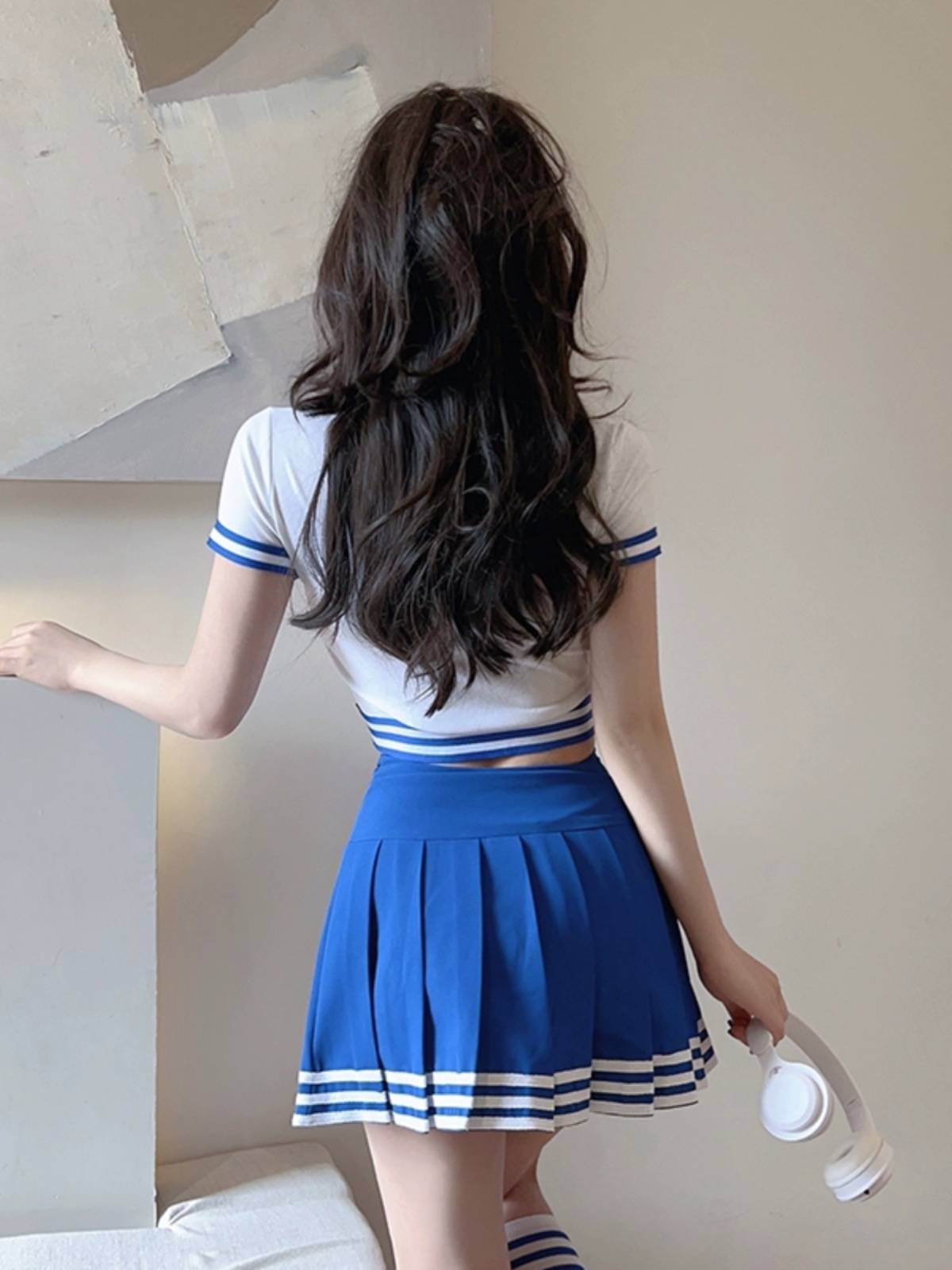 Women's team Lara team game la la la la la la la la lacaking service football baby dance student movement performance clothing