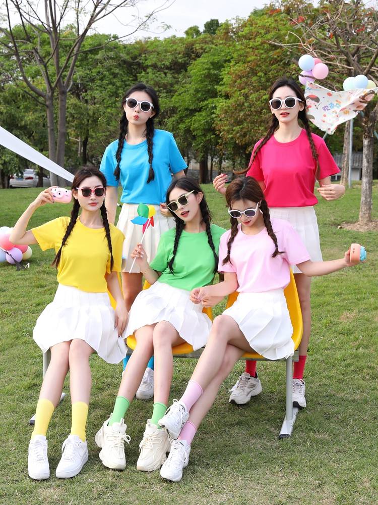 The Korean troupe stage dress, a candy-coloured dress suit for college students, and a spa cheerleader