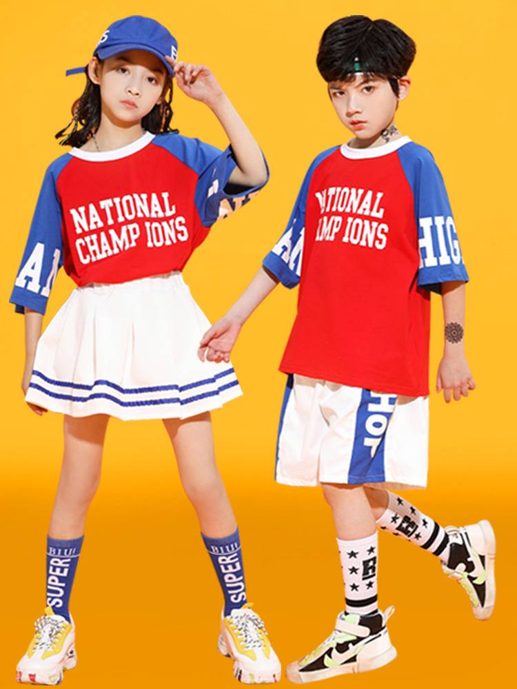 Children's Lara team performed the Girls Games Girls' Games La La team clothing kindergarten boys street dance jazz jazz jazz dance service