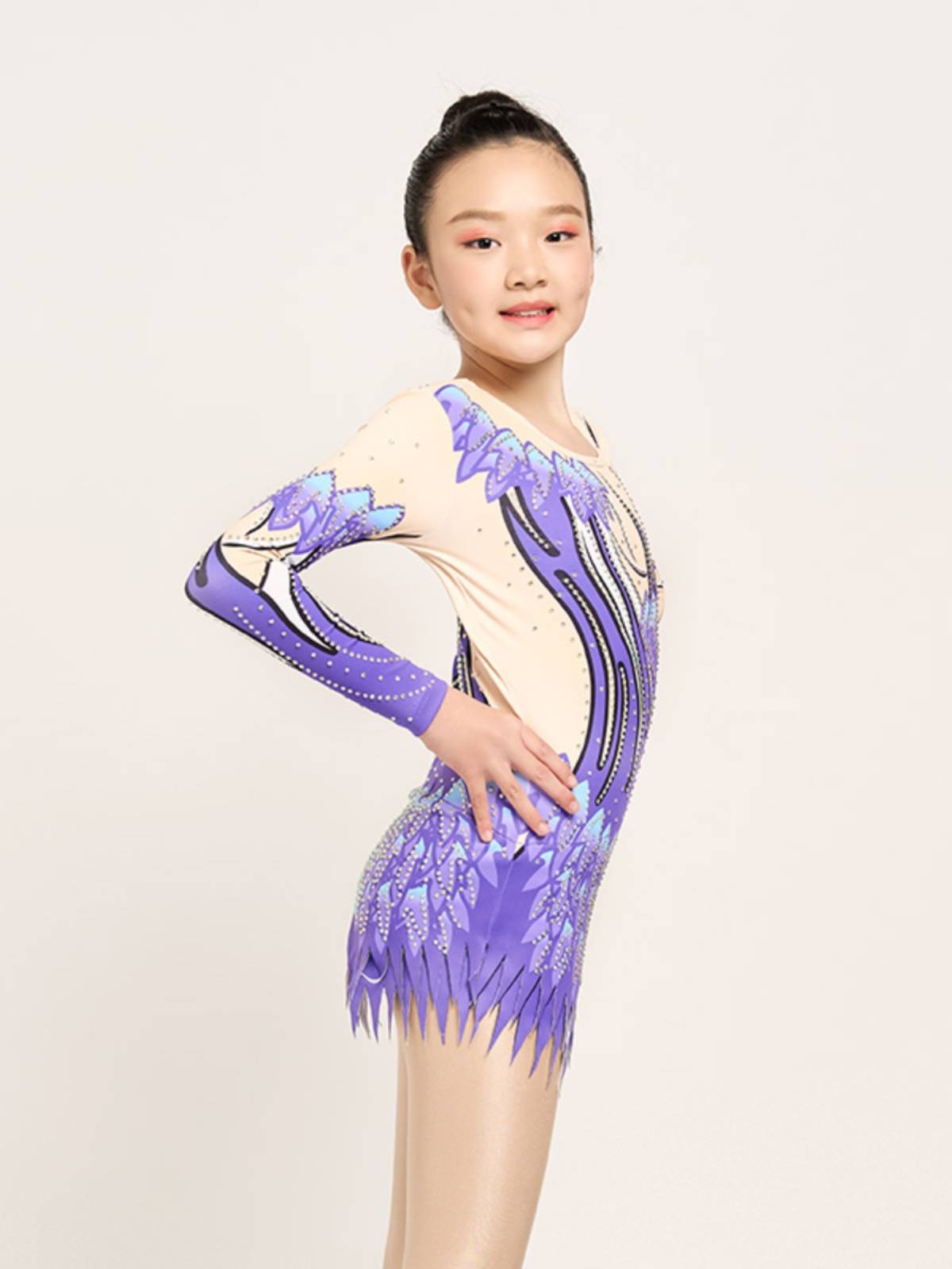 La La team clothing children's performance service la la la fuck dance competition uniform art gymnastics performance service
