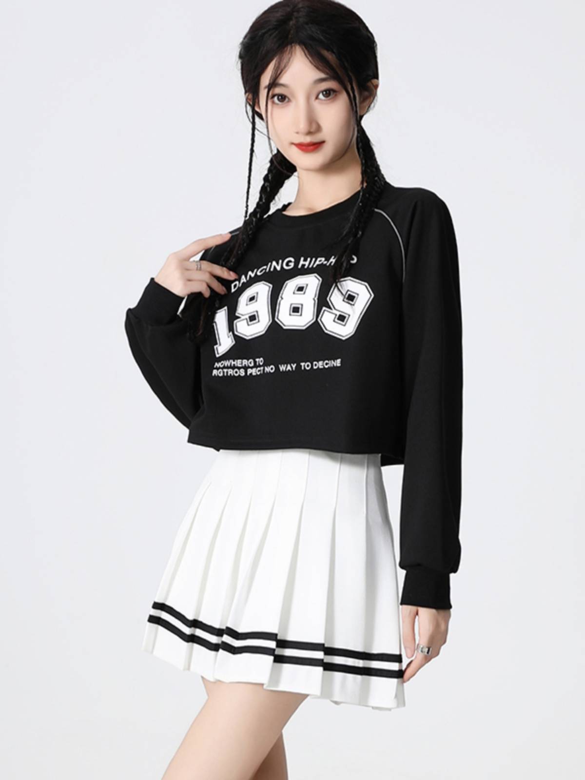 La La team clothing women's group adult football baby Lala cheerleading song performance dance bodybuilding suit