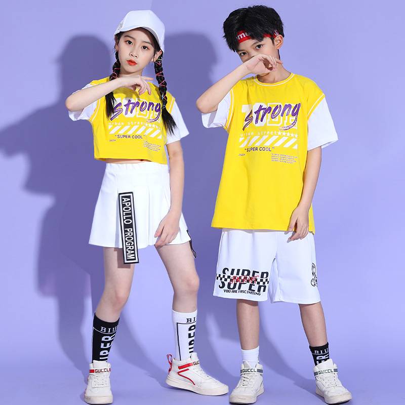Children's performance service elementary school students cheerleading team clothing kindergarten dance service jazz dance street dance watch show
