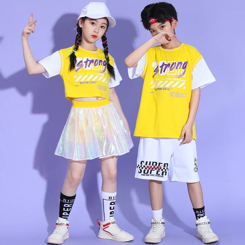 Children's performance service elementary school students cheerleading team clothing kindergarten dance service jazz dance street dance watch show
