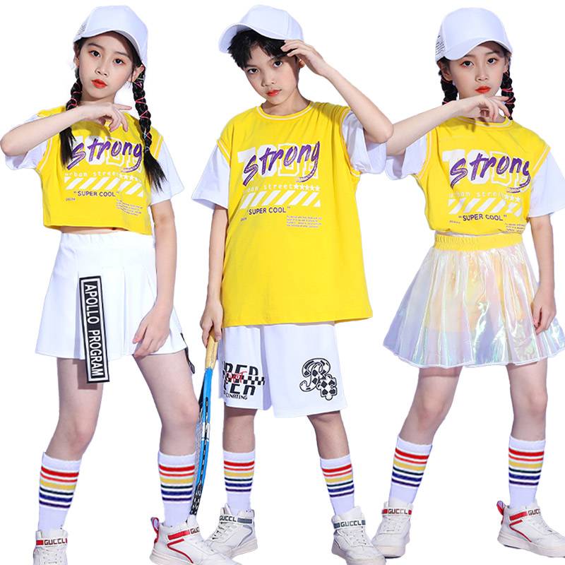 Children's performance service elementary school students cheerleading team clothing kindergarten dance service jazz dance street dance watch show