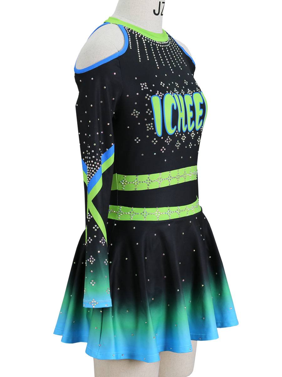 Falling in love with cheerleading competition service men and women custom elementary school students group stage cheerleading team performance competition clothing performances