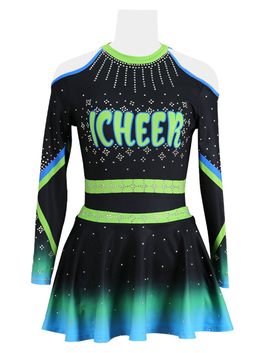 Falling in love with cheerleading competition service men and women custom elementary school students group stage cheerleading team performance competition clothing performances