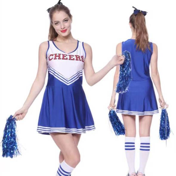 Amazon cross -border new cheerleader clothing sports meeting performance service female Lara team performance service stage service