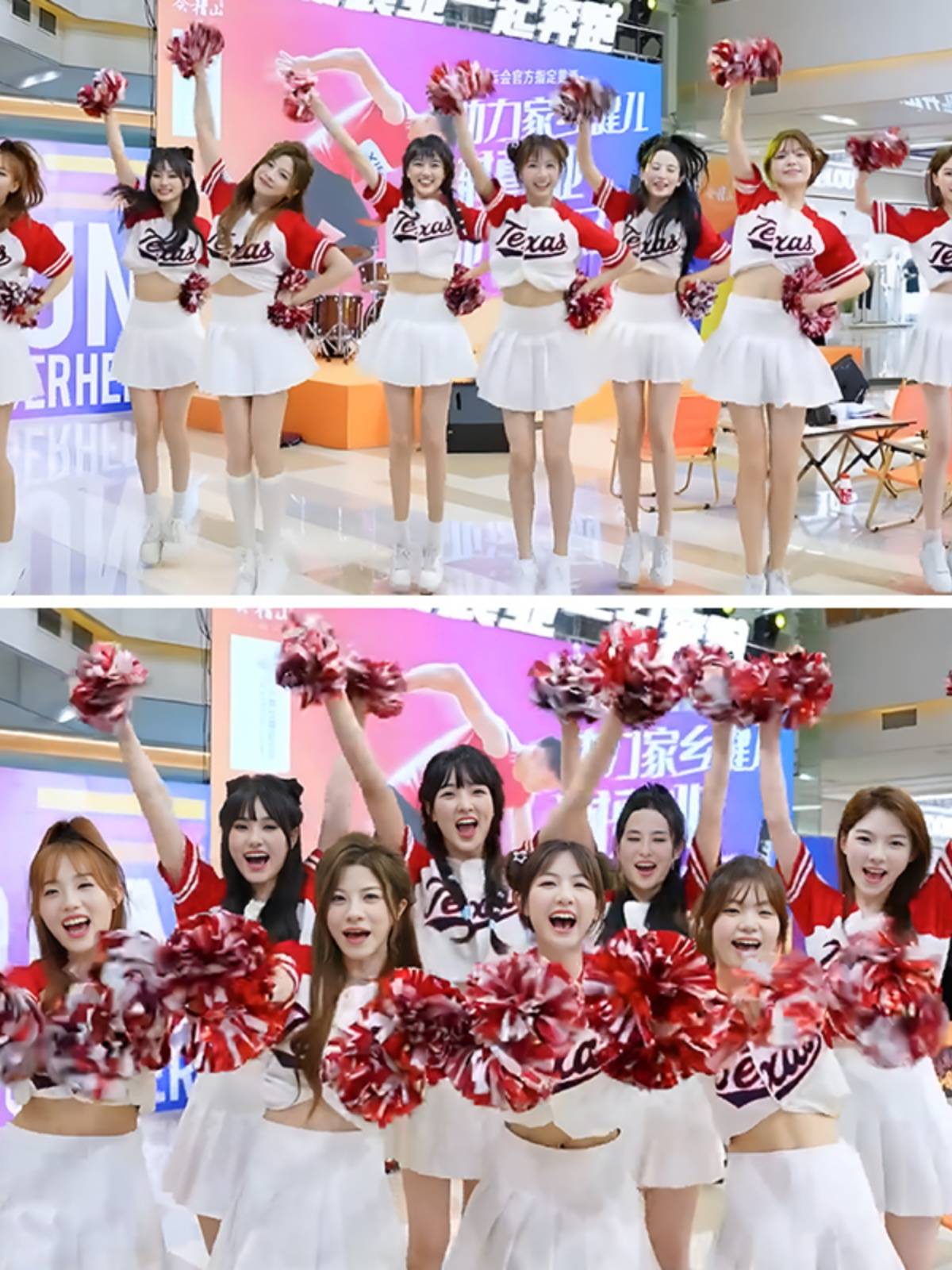 La La team clothing women's group adult basketball baby Lela team student la la la fucan youthful vitality dance performance service