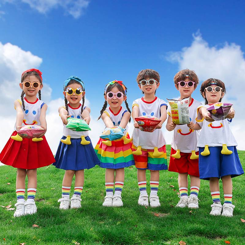 Children's Performance Service Kindergarten Garden Server Cute Smile Face Baby Baby Dance Service Graduation Photo La La team performance service