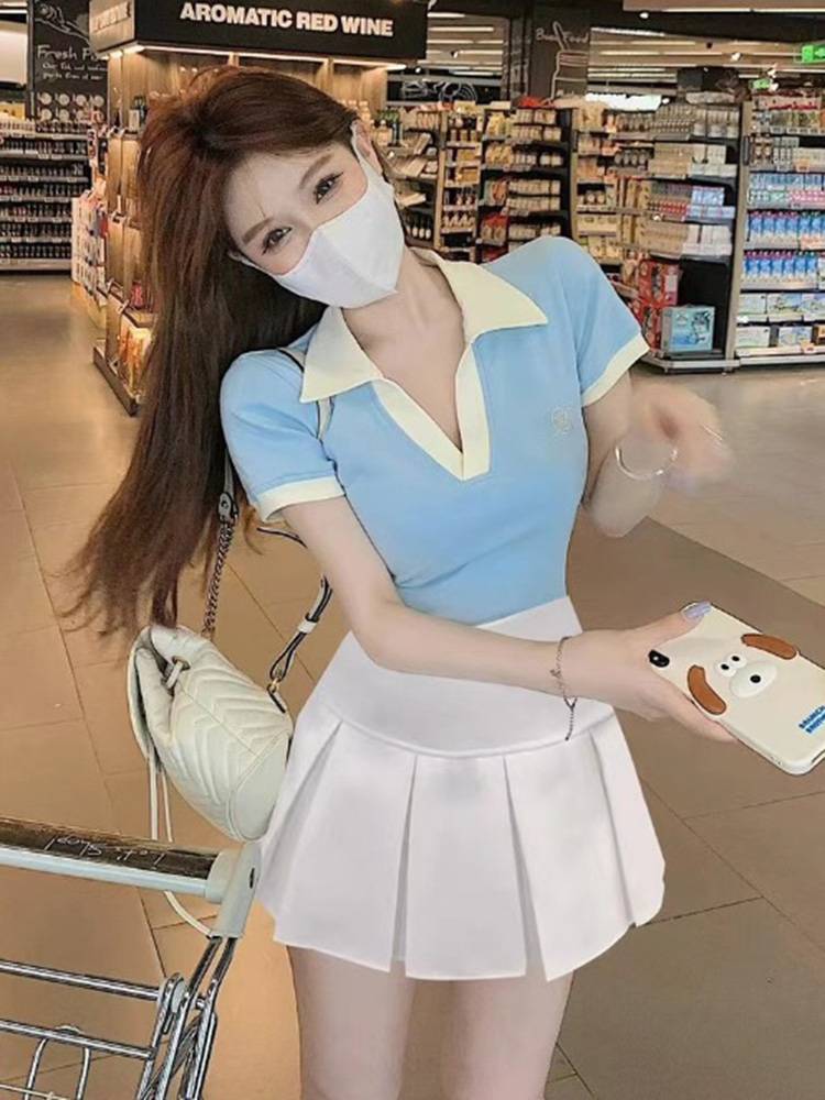La La team clothing women's group adult world football baby cup sexy la la la la cheating performance clothing short skirt new