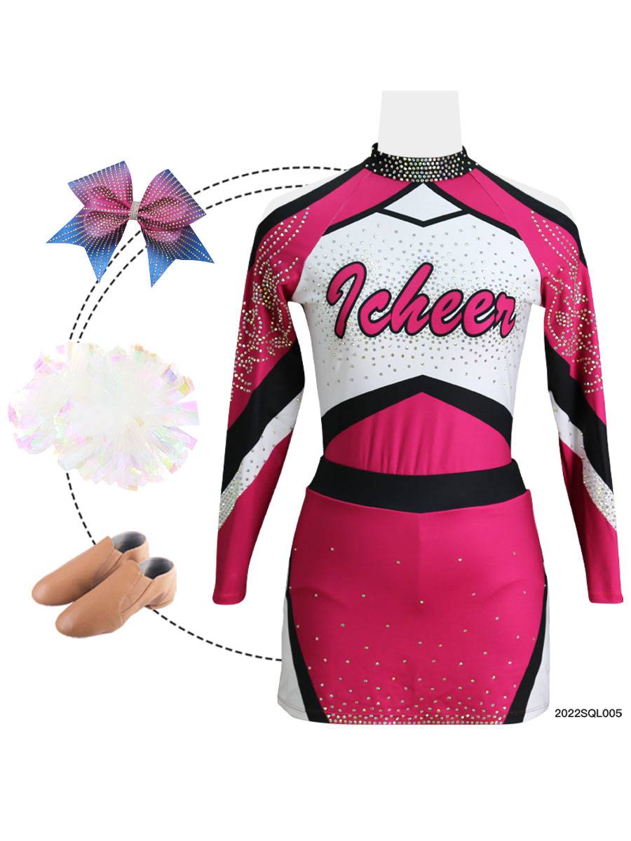 Falling in love with new cheerleaders, women, boys, primary school children and children, cheerleading team performance clothing adult custom performance