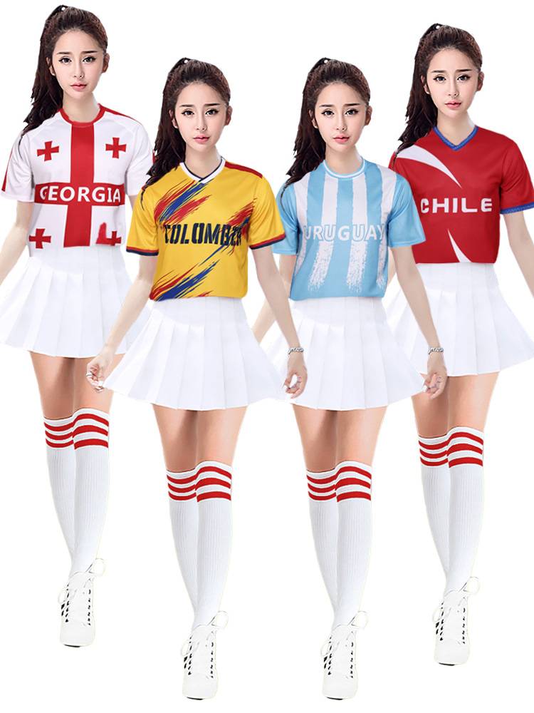 European Football Baby Cup Lala team performing jersey cheerleading team service dance group performance clothing students