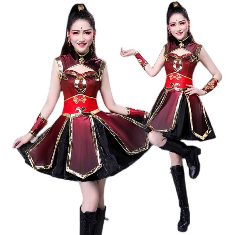 Lara team clothing female adult football baby sports meeting la la la la performance sexy retirites round neck Chinese style