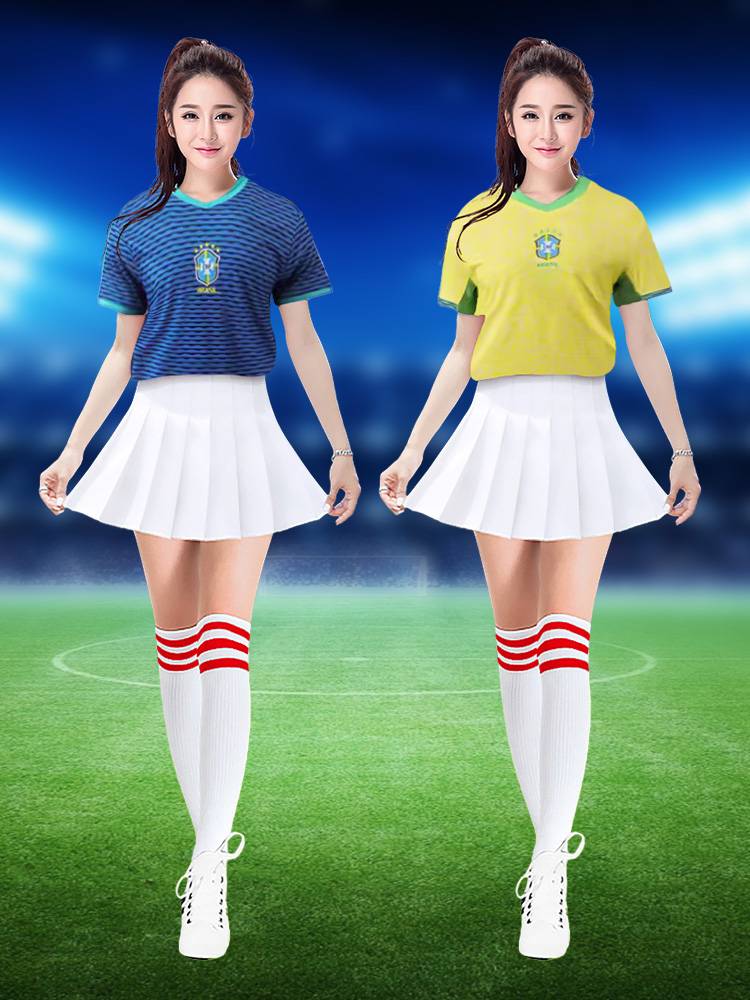 Team adult girl cheerleading dance performance jersey European football baby cup