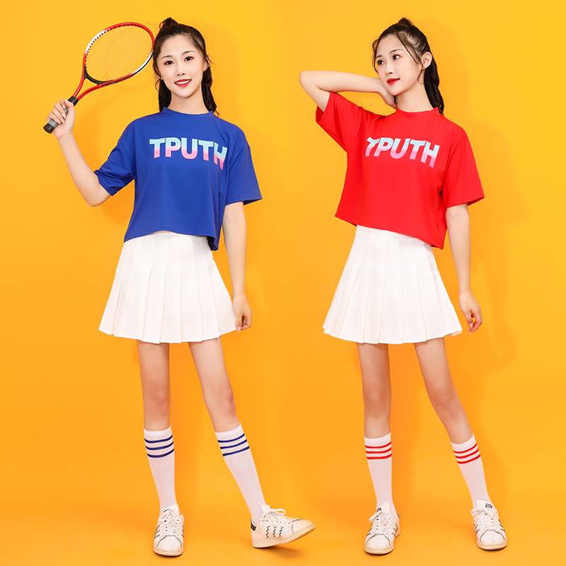 Summer jazz dance Korean version of the song service women's group performance service cheerleader apparel adult annual meeting dance cheerleades