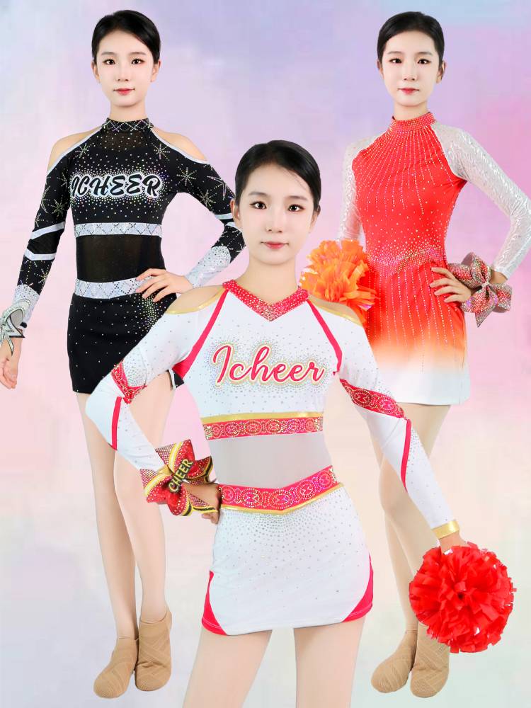 Customized Liuyi Children La La Raid performance clothing flower ball cheerleader cheerleading competition clothing cheerleading team clothing