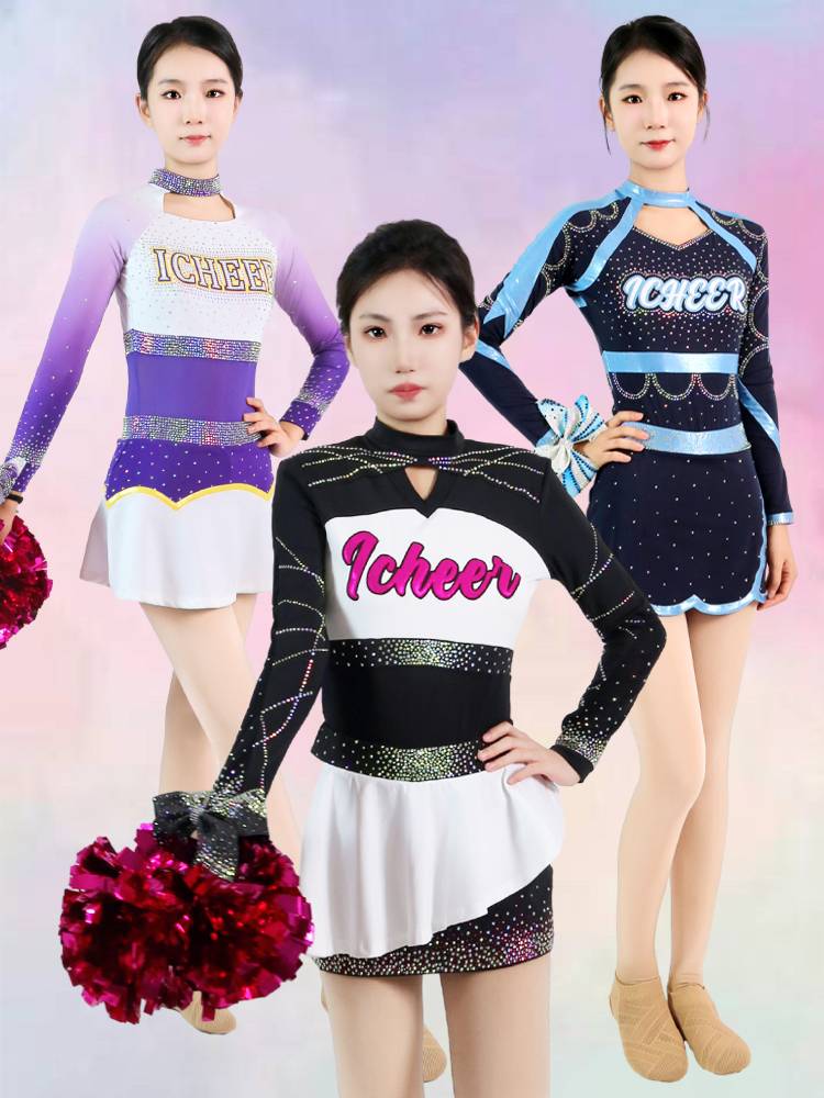 Customized Liuyi Children La La Raid performance clothing flower ball cheerleader cheerleading competition clothing cheerleading team clothing