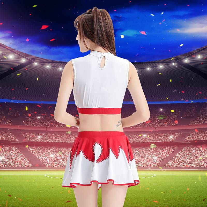 La La team clothing women's group adult football baby Lala cheerleading song performance dance bodybuilding suit