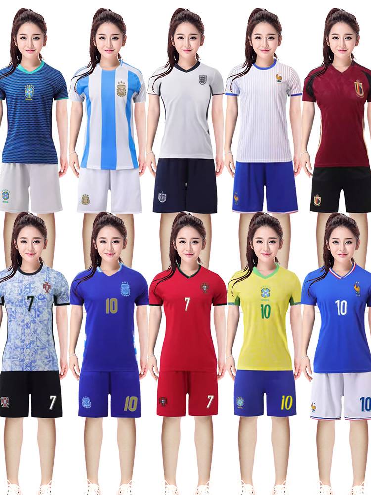 European Cup World Cup Football Baby La La Team Performance Server Adult Training Jersey La La La Team Clothing
